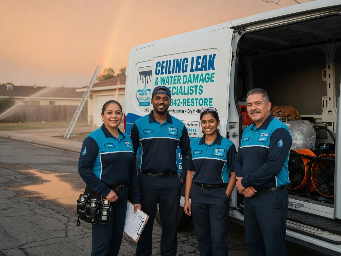 Ceiling Leak Cleanup company in Cadogan, PA